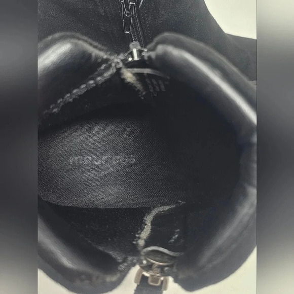 Maurice's Womens Breanna Hidden Wedge Faux Suede Bootie Size 7.5 - Picture 14 of 16